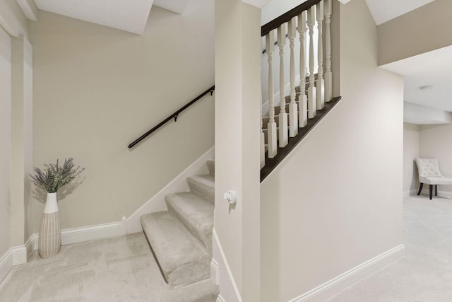 312 Barry Ave N, Wayzata, MN 55391 - staircase with carpet and baseboards