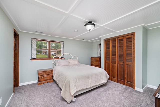 135 Glen Creek Rd NE, Fridley, MN 55432 - carpeted bedroom with a closet and baseboards