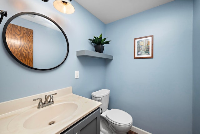 135 Glen Creek Rd NE, Fridley, MN 55432 - half bath featuring toilet and vanity