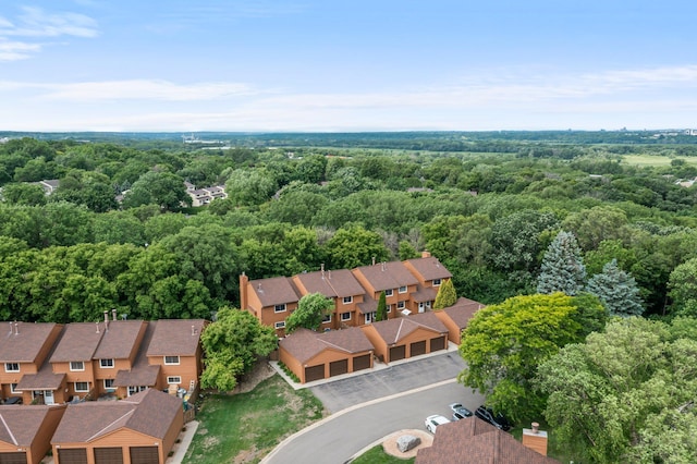 1626 Raindrop Dr, Eagan, MN 55121 - aerial view of residential area with a forest
