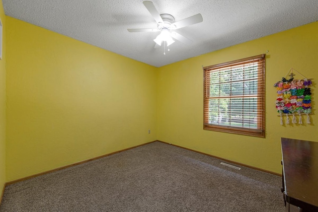 432 Garden Rd, Albert Lea, MN 56007 - unfurnished room featuring carpet flooring, a ceiling fan, and a textured ceiling