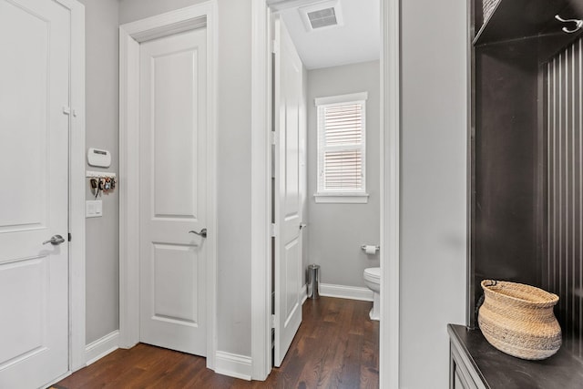 1270 Crosswinds Ct, Waconia, MN 55387 - bathroom with wood finished floors, baseboards, and toilet