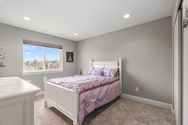 1270 Crosswinds Ct, Waconia, MN 55387 - bedroom featuring light colored carpet, baseboards, and recessed lighting