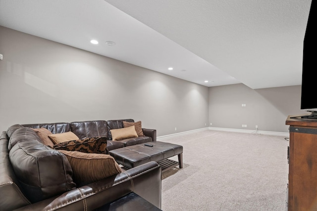 1270 Crosswinds Ct, Waconia, MN 55387 - carpeted living area featuring baseboards and recessed lighting
