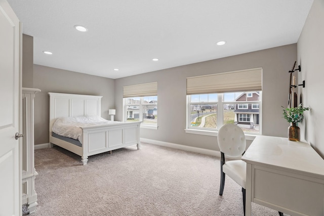 1270 Crosswinds Ct, Waconia, MN 55387 - bedroom featuring light colored carpet and recessed lighting