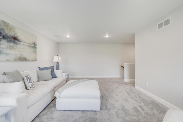 9867 Kahler Ave NE, Monticello, MN 55362 - carpeted living area featuring recessed lighting and baseboards
