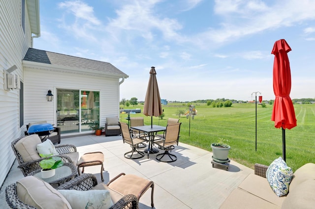 9867 Kahler Ave NE, Monticello, MN 55362 - view of patio / terrace featuring outdoor lounge area and outdoor dining space