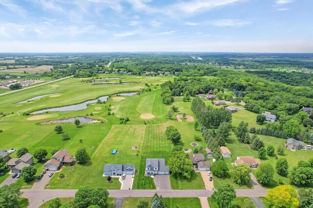 9867 Kahler Ave NE, Monticello, MN 55362 - aerial view of residential area with a large body of water and a local golf course