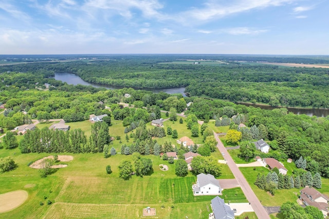 9867 Kahler Ave NE, Monticello, MN 55362 - aerial view of a nearby body of water and a forest