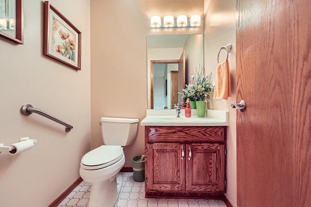 11760 88th Pl N, Maple Grove, MN 55369 - half bath featuring vanity and tile patterned floors