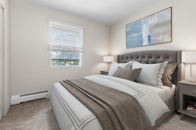 666 Ashland Ave Unit 5, Saint Paul, MN 55104 - carpeted bedroom featuring baseboard heating
