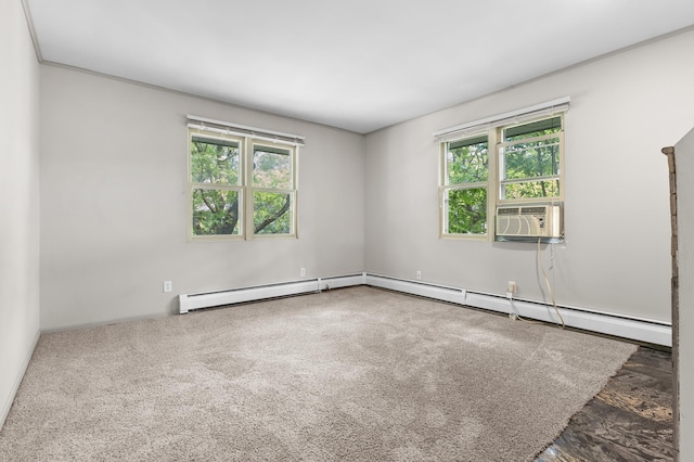 666 Ashland Ave Unit 5, Saint Paul, MN 55104 - spare room with cooling unit and a baseboard heating unit
