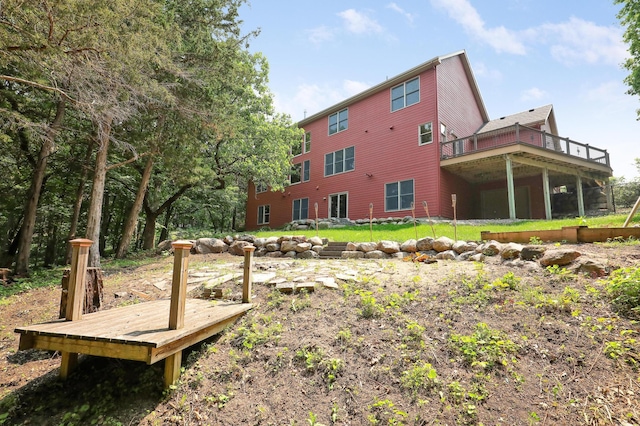 904 Ridgecrest Dr, Carver, MN 55315 - back of house with a deck