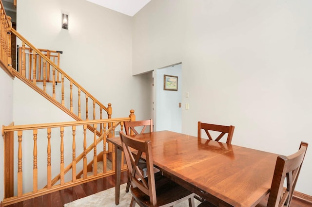 2745 Maplewood Cir, Monticello, MN 55362 - dining space with stairway and wood finished floors