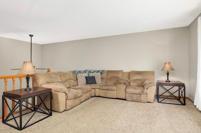 2745 Maplewood Cir, Monticello, MN 55362 - carpeted living area featuring baseboards