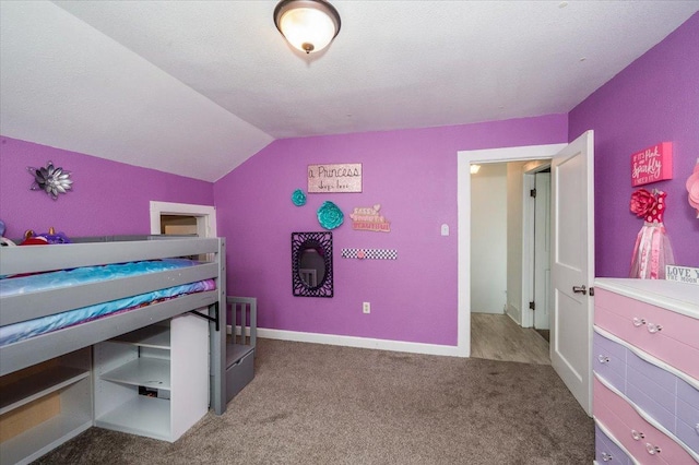 2608 3rd St, Superior, WI 54880 - carpeted bedroom with lofted ceiling