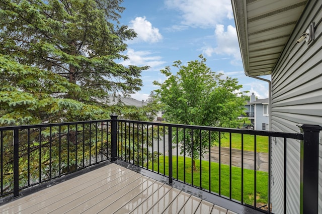 14737 Endicott Way, Apple Valley, MN 55124 - wooden deck with a yard