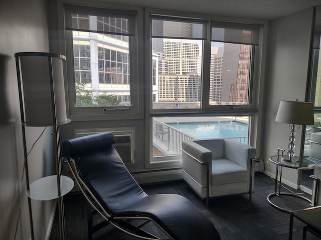 433 7th St Unit 1603, Minneapolis, MN 55415 - sitting room with plenty of natural light and dark carpet