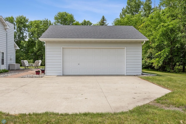 5701 33rd St S, Fargo, ND 58104 - detached garage with cooling unit