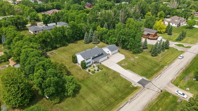 5701 33rd St S, Fargo, ND 58104 - aerial view of a tree filled landscape