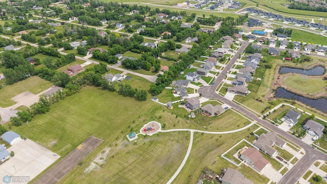 5701 33rd St S, Fargo, ND 58104 - aerial view of property's location featuring a large body of water and nearby suburban area