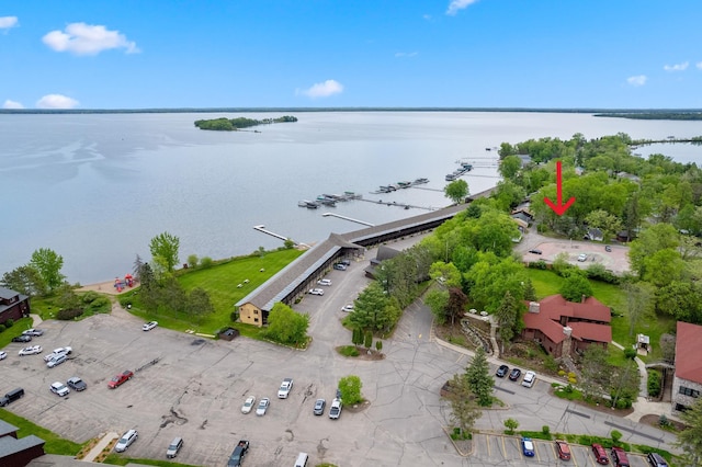 30203 Circle Dr, Breezy Point, MN 56472 - bird's eye view of a large body of water