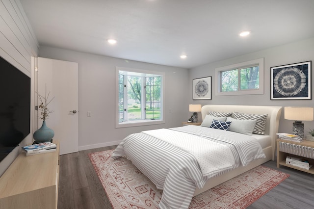 1020 1st St S, Cold Spring, MN 56320 - bedroom featuring multiple windows, wood finished floors, recessed lighting, and baseboards