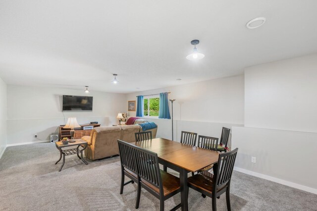 13362 Jefferson St, Becker, MN 55308 - dining area with light colored carpet and baseboards