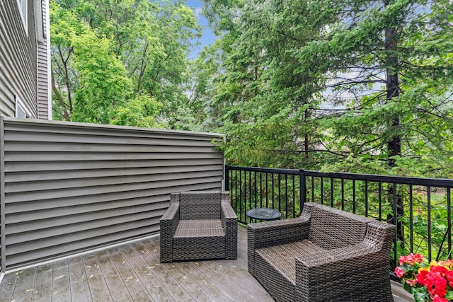 8345 Corcoran Cir Unit 42, Inver Grove Heights, MN 55076 - view of wooden terrace