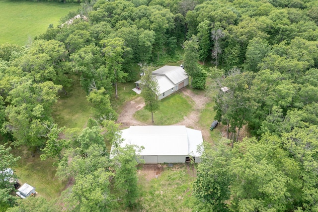 19214 County Road 12, Irondale Twp, MN 56455 - aerial view of property and surrounding area with a forest