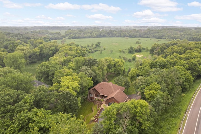 18510 Pheasant Ridge Rd, Credit River Twp, MN 55372 - aerial view of property and surrounding area with a forest