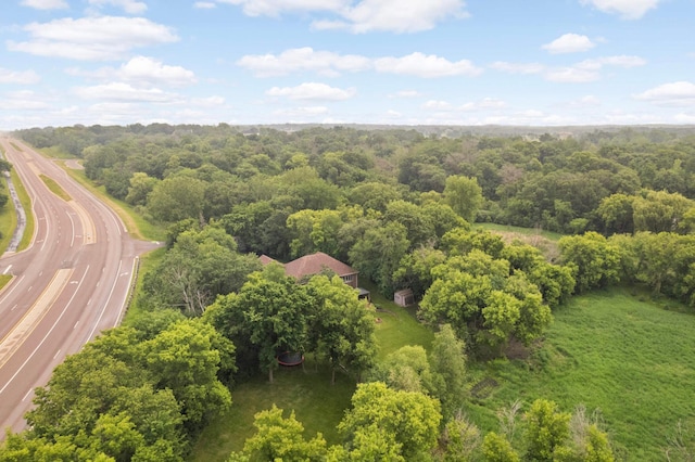18510 Pheasant Ridge Rd, Credit River Twp, MN 55372 - drone / aerial view of a highway and a forest