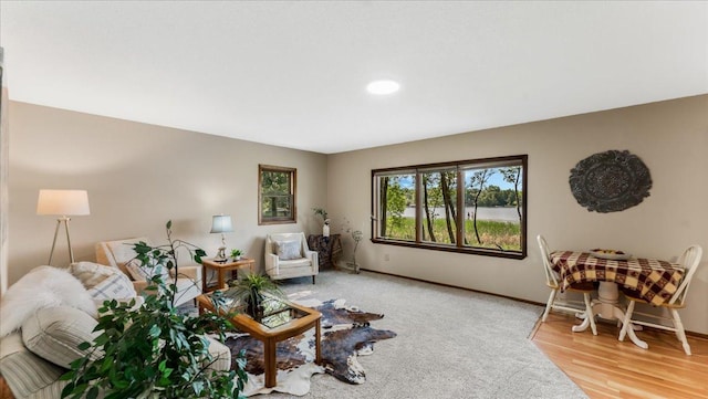9803 287th Ave NW, Zimmerman, MN 55398 - living area with baseboards, recessed lighting, and light wood-type flooring