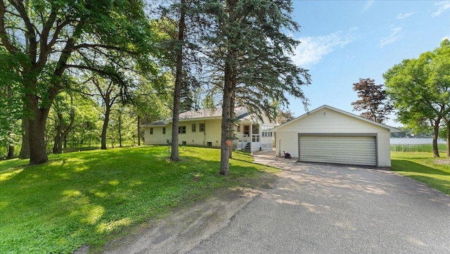 9803 287th Ave NW, Zimmerman, MN 55398 - single story home featuring a front yard and a detached garage