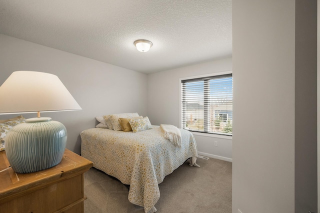 8738 Upper 9th Pl N, Lake Elmo, MN 55042 - carpeted bedroom featuring baseboards and a textured ceiling