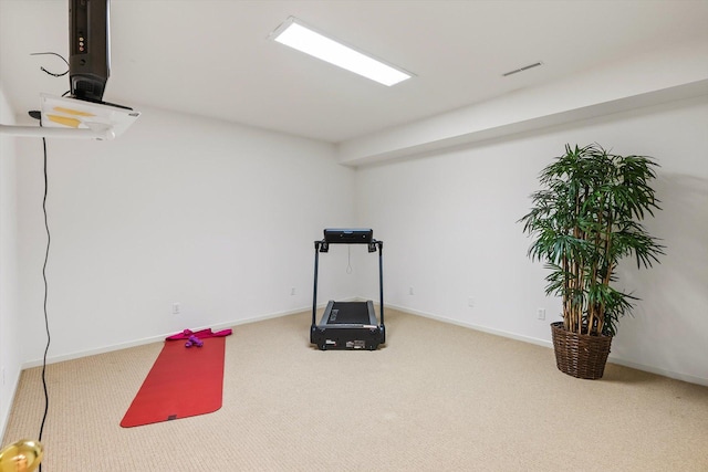 5555 70th St, Edina, MN 55439 - workout area with carpet and baseboards