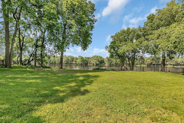 309 Riverview Dr, Monticello, MN 55362 - view of yard featuring a water view