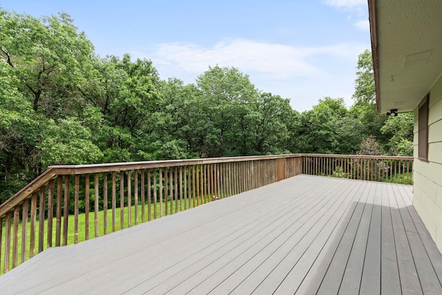24345 165th St NW, Orrock Twp, MN 55309 - wooden deck featuring a yard