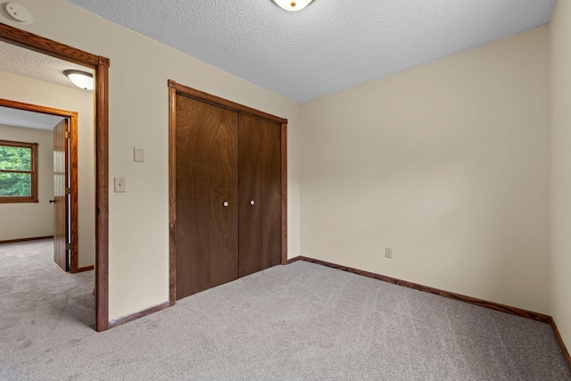 24345 165th St NW, Orrock Twp, MN 55309 - unfurnished bedroom with carpet floors, a closet, and a textured ceiling