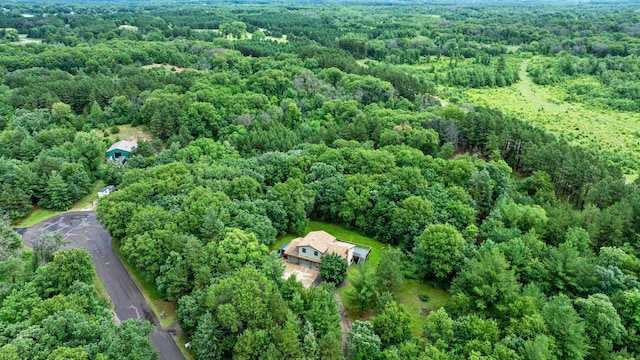 24345 165th St NW, Orrock Twp, MN 55309 - aerial overview of property's location with a heavily wooded area