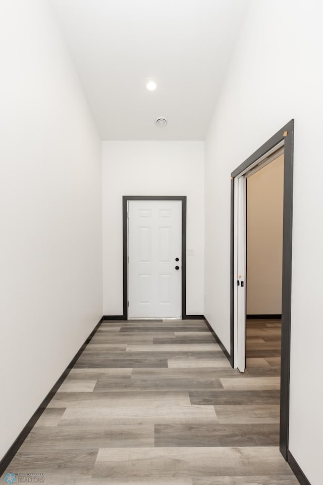 4712 Hampton Loop S, Moorhead, MN 56560 - hall with light wood-style floors, recessed lighting, and baseboards