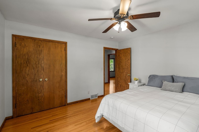 5625 Upton Ave S, Minneapolis, MN 55410 - bedroom featuring light wood finished floors and a ceiling fan