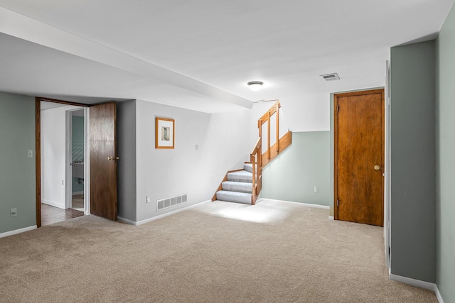 5625 Upton Ave S, Minneapolis, MN 55410 - unfurnished room with carpet flooring and stairway