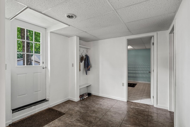 5625 Upton Ave S, Minneapolis, MN 55410 - mudroom with a drop ceiling and baseboards