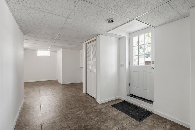 5625 Upton Ave S, Minneapolis, MN 55410 - doorway with a paneled ceiling and tile patterned floors