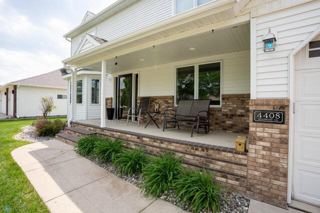 4408 Riverwood Dr N, Fargo, ND 58102 - view of covered porch