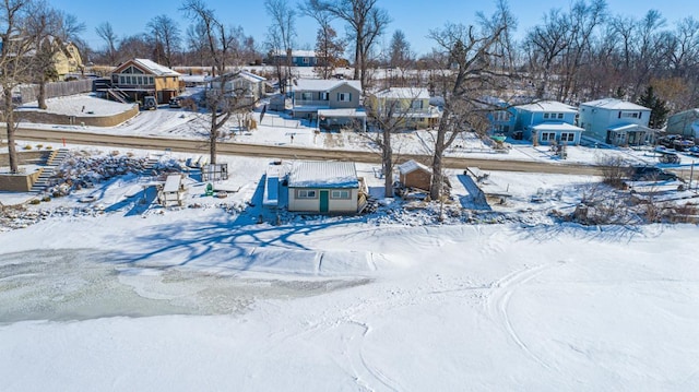 18023 Roberds Lake Blvd, Faribault, MN 55021 - yard layered in snow featuring a residential view