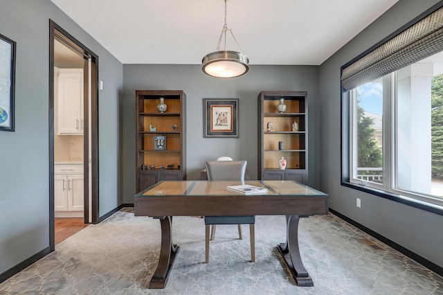 2524 Sandstone Ln, Orono, MN 55356 - office area with baseboards