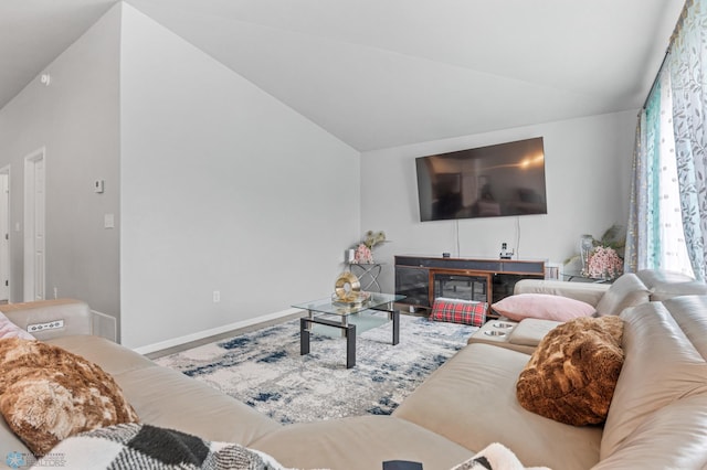 1546 68th Ave S, Fargo, ND 58104 - living room with vaulted ceiling and baseboards