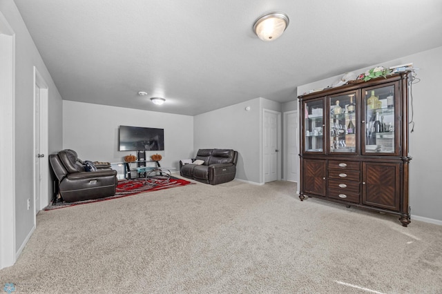1546 68th Ave S, Fargo, ND 58104 - sitting room featuring carpet floors and baseboards